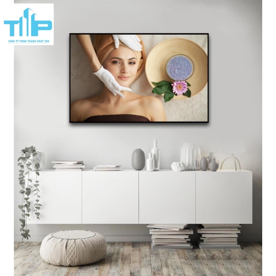 Khung tranh tráng gương- tranh trang trí cho spa, thẩm mỹ viện 4