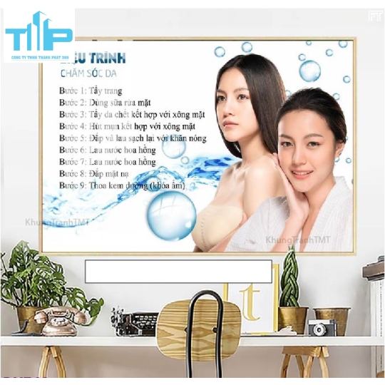 tranh dành cho spa,thẩm mỹ viện trang trí thẩm mỹ về chăm sóc da 
