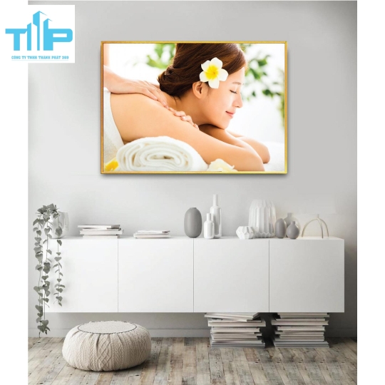 Khung tranh tráng gương- tranh trang trí cho spa, thẩm mỹ viện 4