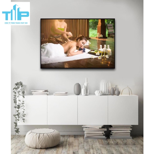 Khung tranh tráng gương- tranh trang trí cho spa, thẩm mỹ viện 5