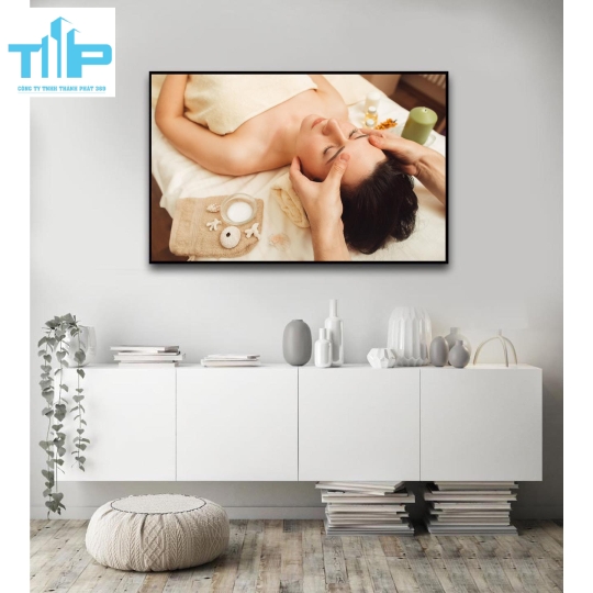 Khung tranh tráng gương- tranh trang trí cho spa, thẩm mỹ viện 5