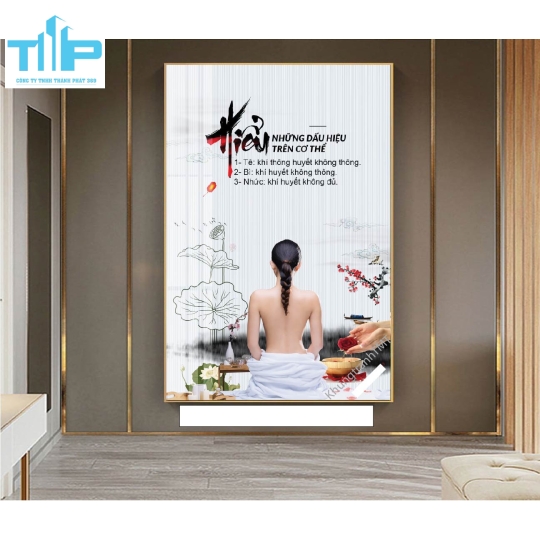  Tranh dưỡng sinh đông y- massage trị liệu cổ vai gáy, body
