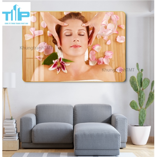 Khung tranh tráng gương - Spa massage trị liệu 