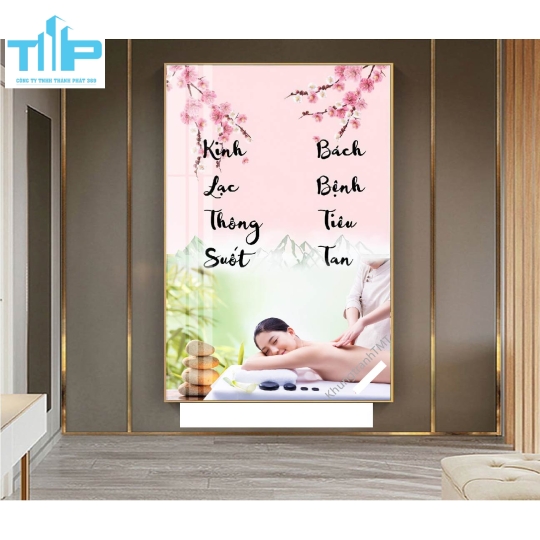  Tranh dưỡng sinh đông y- massage trị liệu cổ vai gáy, body