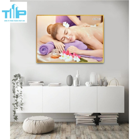 Khung tranh tráng gương- tranh trang trí cho spa, thẩm mỹ viện 5