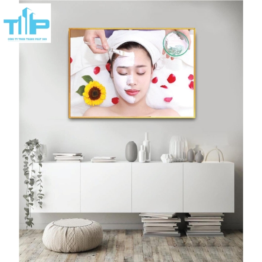 Khung tranh tráng gương- tranh trang trí cho spa, thẩm mỹ viện 5