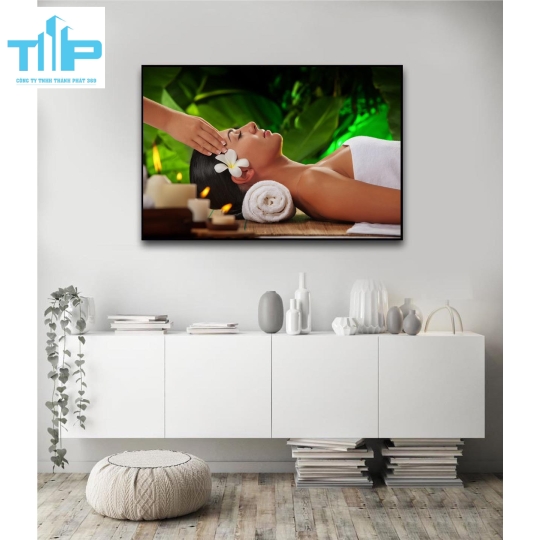 Khung tranh tráng gương- tranh trang trí cho spa, thẩm mỹ viện 5