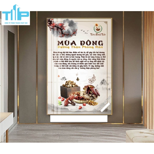Khung tranh tráng gương vật lý trị liệu - xuân hạ thu đông 