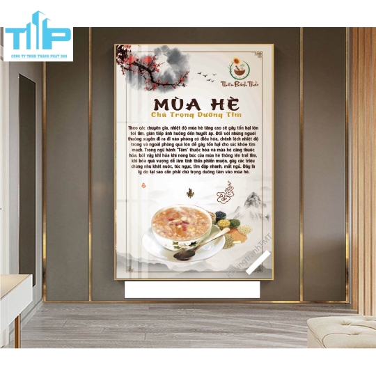 Khung tranh tráng gương vật lý trị liệu - xuân hạ thu đông 