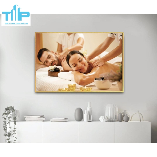 Khung tranh tráng gương- tranh trang trí cho spa, thẩm mỹ viện 6