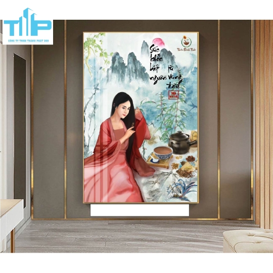 Khung tranh tráng gương vật lý trị liệu - xuân hạ thu đông 