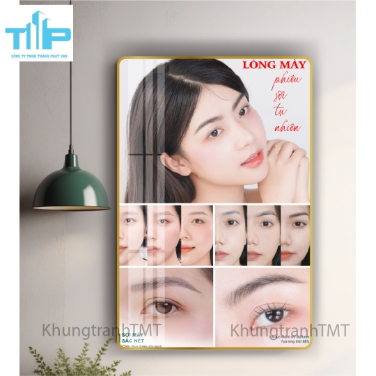 tranh tráng gương tinh sảo đẹp mắt cho spa thẩm mỹ viện về phun và xăm môi