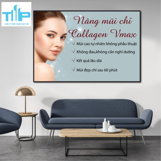 Khung tranh tráng gương - Nâng mũi không phẫu thuật
