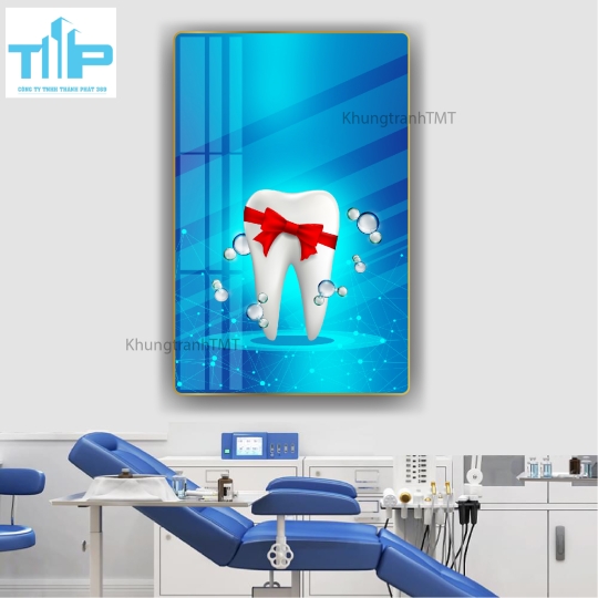 Tranh Tráng Gương Nha Khoa Hiện Đại – Nâng Tầm Không Gian Phòng Khám Chuyên Nghiệp