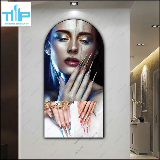 Mẫu tranh nail ma mị, cuốn hút, 