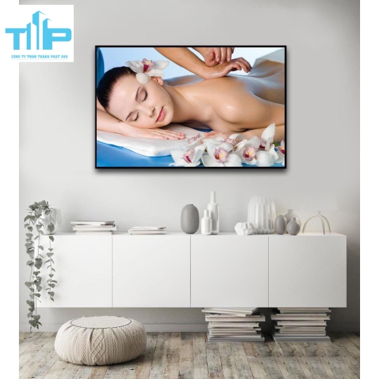 Khung tranh tráng gương- tranh trang trí cho spa, thẩm mỹ viện 7