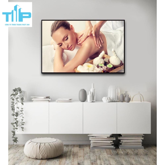 Khung tranh tráng gương- tranh trang trí cho spa, thẩm mỹ viện 7