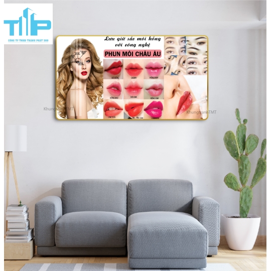 tranh tráng gương trang trí cho spa thẩm mỹ viện 