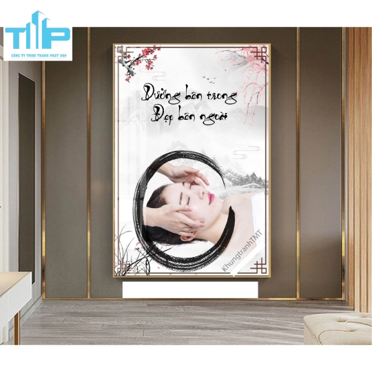 Khung tranh tráng gương- DƯỠNG SINH BẰNG THẢO DƯỢC-MỘT DỊCH VỤ MỌI TÁC DỤNG 