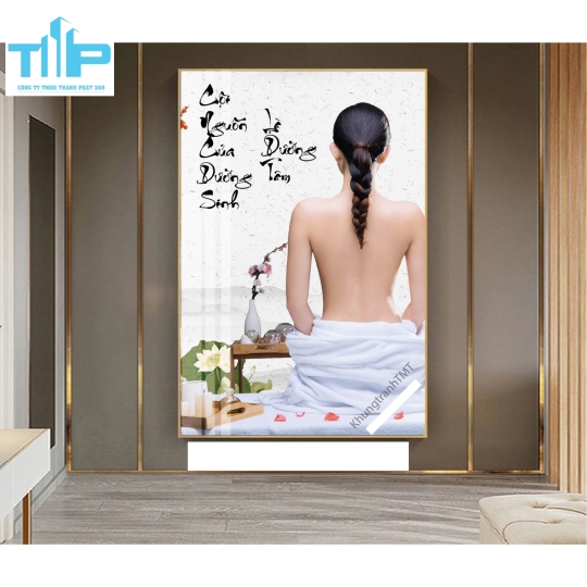Khung tranh tráng gương- DƯỠNG SINH BẰNG THẢO DƯỢC-MỘT DỊCH VỤ MỌI TÁC DỤNG 