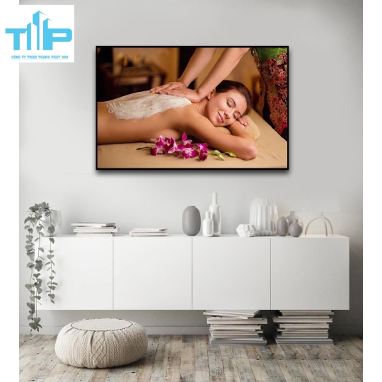 Khung tranh tráng gương- tranh trang trí cho spa, thẩm mỹ viện 8