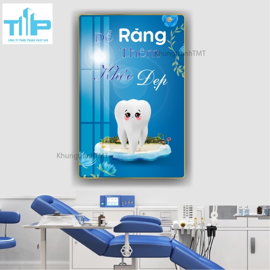 Tranh Tráng Gương Nha Khoa Hiện Đại – Nâng Tầm Không Gian Phòng Khám Chuyên Nghiệp