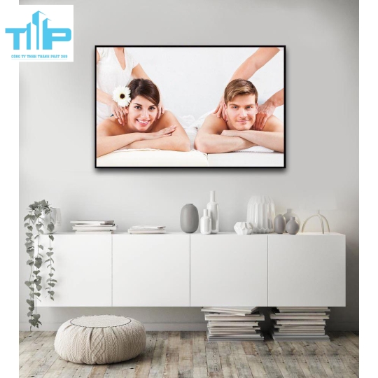 Khung tranh tráng gương- tranh trang trí cho spa, thẩm mỹ viện 9