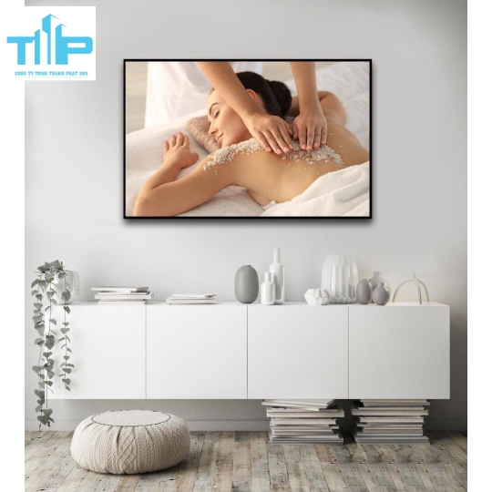 Khung tranh tráng gương- tranh trang trí cho spa, thẩm mỹ viện 9