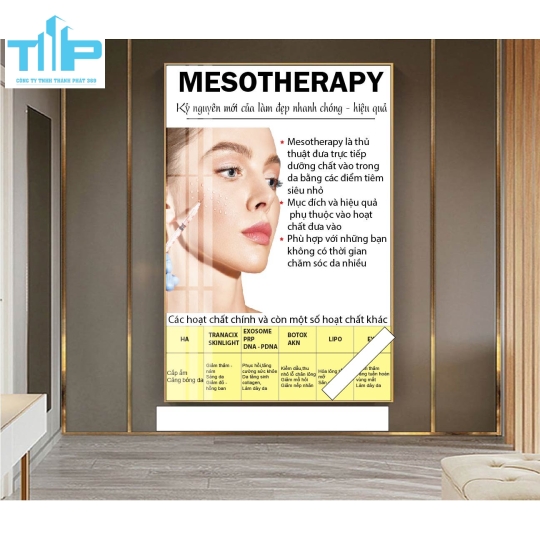 tranh thẩm mỹ trang trí cho spa thẩm mỹ viện về chăm sóc da