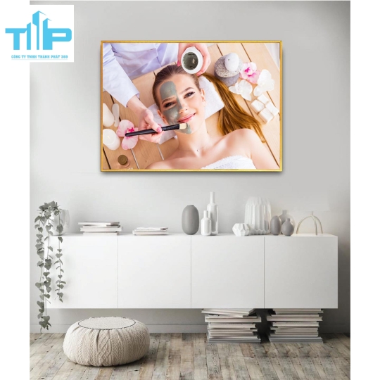 Khung tranh tráng gương- tranh trang trí cho spa, thẩm mỹ viện 9