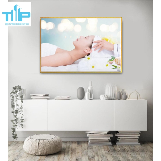 Khung tranh tráng gương- tranh trang trí cho spa, thẩm mỹ viện 9