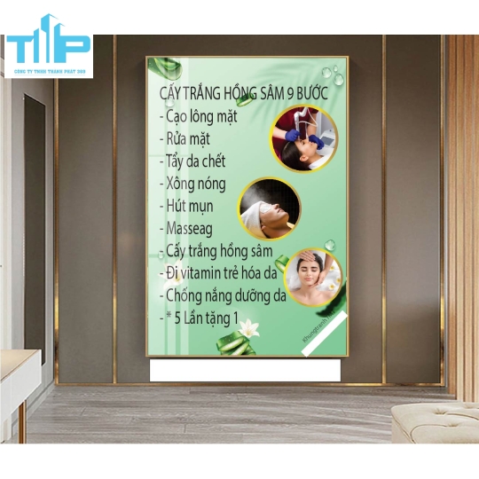 Khung tranh tráng gương - Canh dưỡng tóc an thần- Dưỡng sinh 