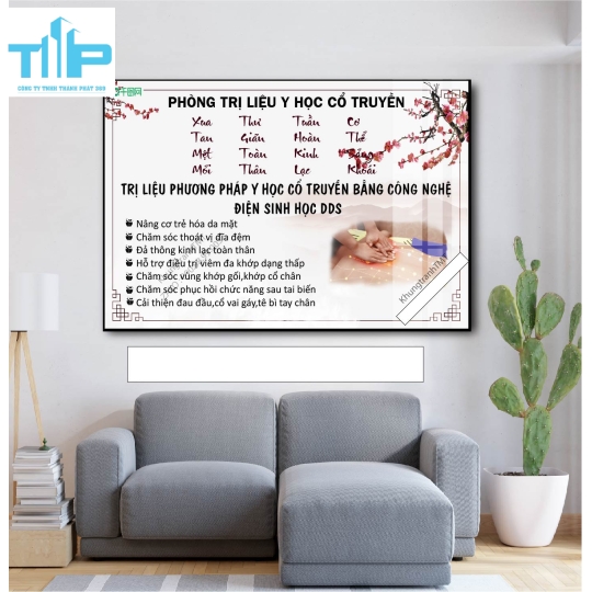 Khung tranh tráng gương - Nơi gửi an nhiên - Dưỡng sinh 