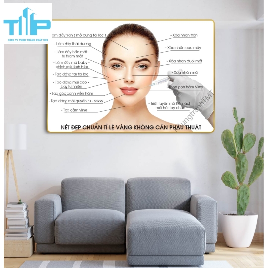tranh trang trí spa thẩm mỹ viện chuyên chăm sóc da