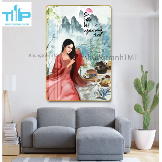 Tranh tráng gương cho dưỡng sinh, massage trị liệu