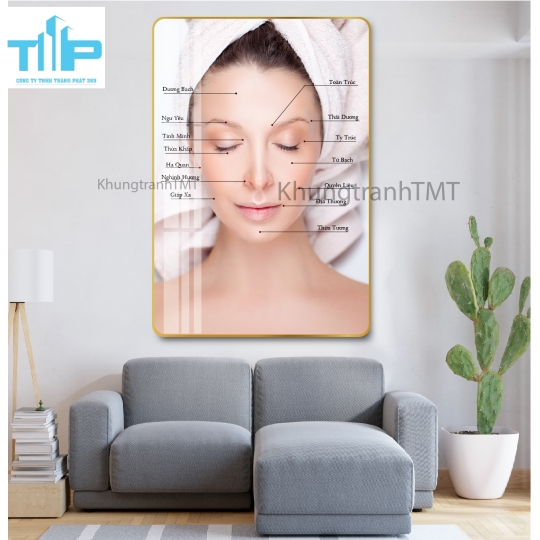 tranh trang trí spa thẩm mỹ viện chuyên chăm sóc da