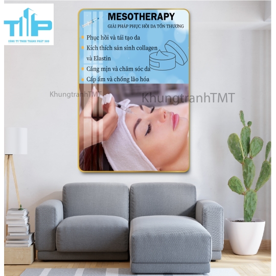 tranh trang trí spa thẩm mỹ viện chuyên chăm sóc da