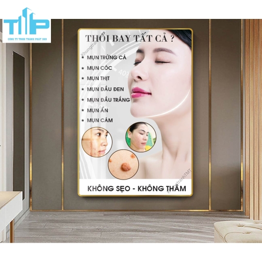 tranh trang trí spa thẩm mỹ viện chuyên chăm sóc da