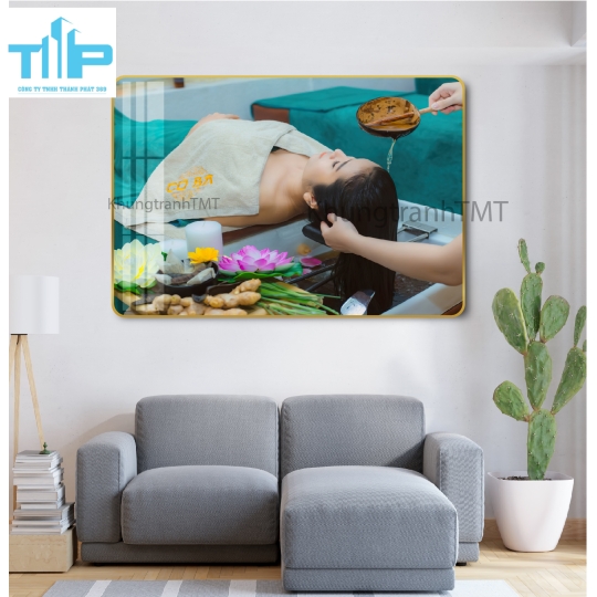 Khung tranh tráng gương - Chăm sóc sức khỏe bằng dưỡng sinh đông y - y học cổ truyền 