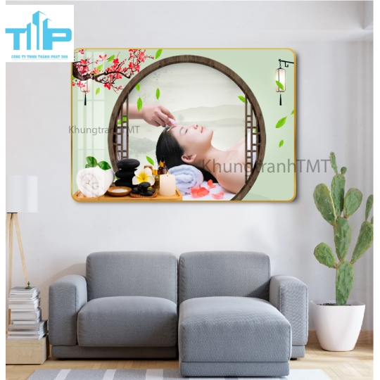 Khung tranh tráng gương - Thế giới dưỡng sinh - vật lý trị liệu - đả thông kinh lạc