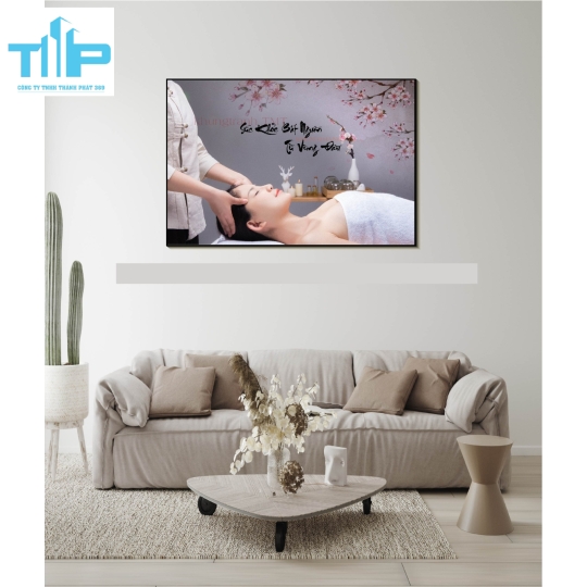 Khung tranh tráng gương thế giới dưỡng sinh 