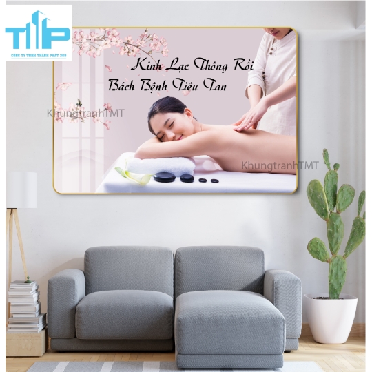 Khung tranh tráng gương - Thế giới dưỡng sinh - vật lý trị liệu - đả thông kinh lạc