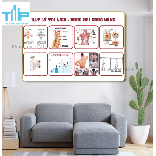 Khung tranh tráng gương - Thế giới dưỡng sinh - vật lý trị liệu - đả thông kinh lạc