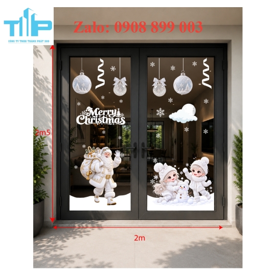  Decal Noel Đẹp – Điểm Xuyết Không Gian Giáng Sinh Thêm Ấm Áp Và Nổi Bật Dành Cho Không Gian Nhỏ - mẫu 73