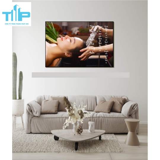 Khung tranh tráng gương thế giới dưỡng sinh 