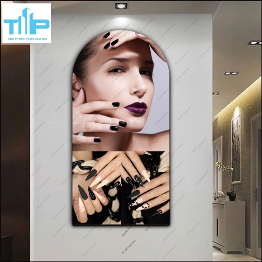 Tranh vòm mẫu nail độc lạ, cá tính 