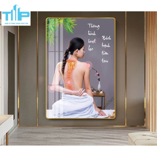 Khung tranh tráng gương - Kinh lạc thông suốt, bách bệnh tiêu tan