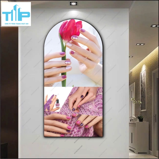 Tranh vòm mẫu nail độc lạ, cá tính 