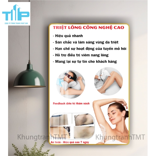 tranh trang trí, tinh xảo, thẩm mỹ, đẹp mắt cho thẩm mỹ viện spa về các vấn đề da