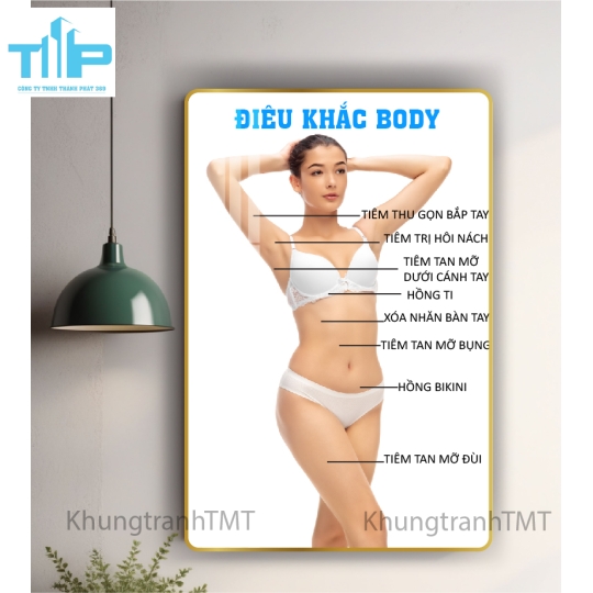 tranh trang trí, tinh xảo, thẩm mỹ, đẹp mắt cho thẩm mỹ viện spa về các vấn đề da